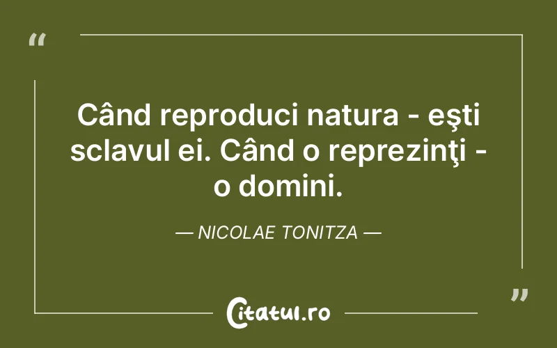 Citat Nicolae Tonitza - citate viata