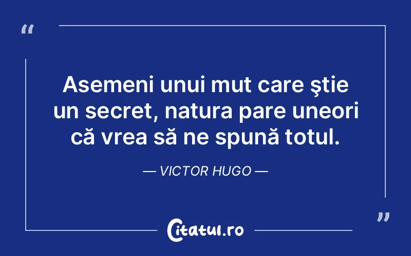 Citat Victor Hugo - citate viata