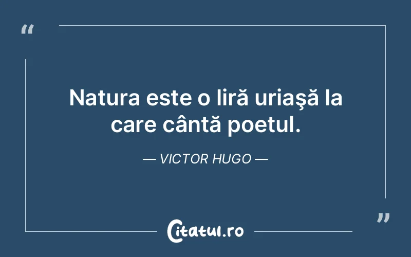 Citat Victor Hugo - citate viata