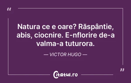 Natura conservă speciile şi puţin îi...