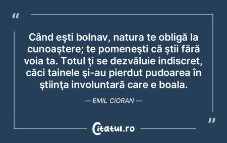 Natura artistică detestă vidul. George... Natura artistică detestă vidul. George...