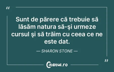 Între Om şi Natură există un fel de ... Între Om şi Natură există un fel de ...