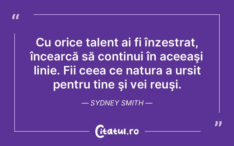Citat Sydney Smith - citate viata