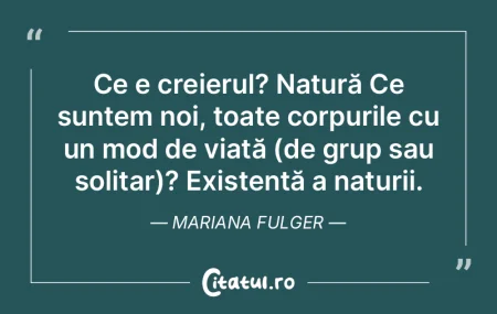 S-a dovedit că numai natura poate vinde...