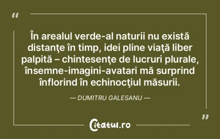 Fiecare om are destinul său; singura re...