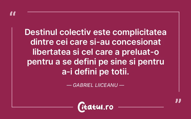 Citat Gabriel Liiceanu - citate viata