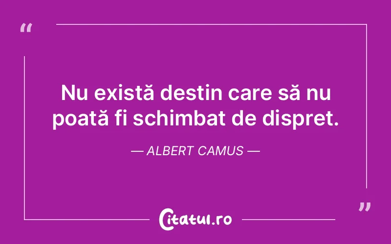 Citat Albert Camus - citate viata