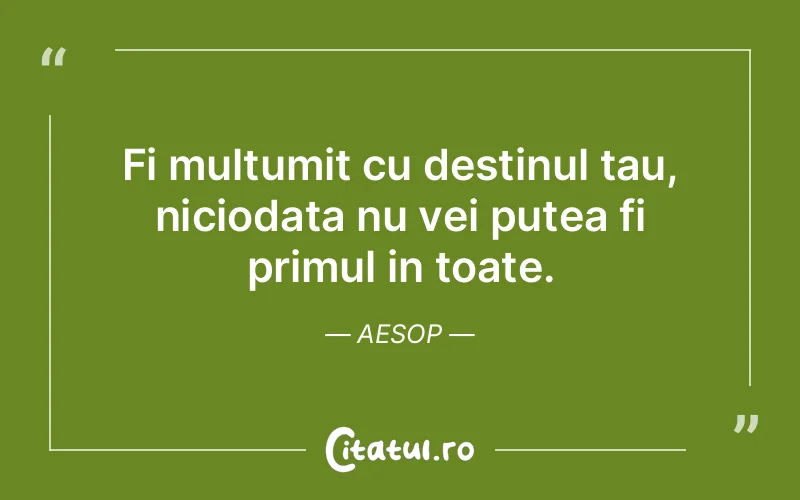 Citat Aesop - citate viata