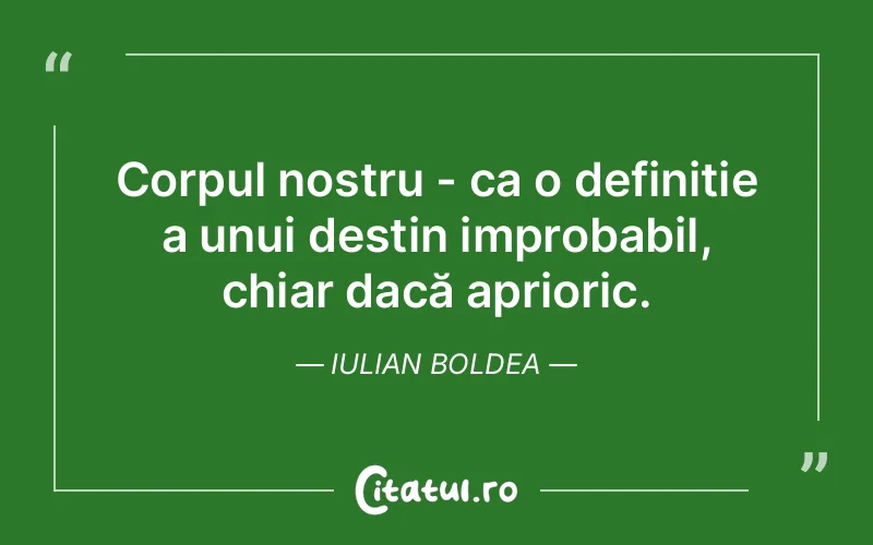 Citat Iulian Boldea - citate viata