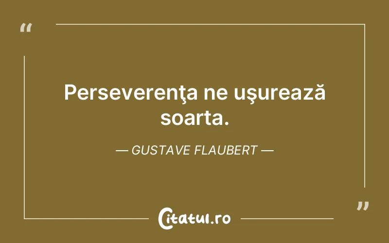 Citat Gustave Flaubert - citate viata