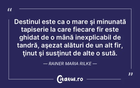 Soarta geniului este să rămână neîn...