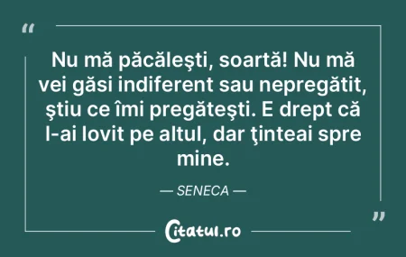Cel pe care soarta l-a rănit o dată ad...