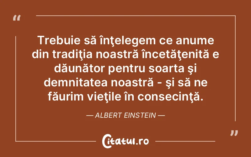 Citat Albert Einstein - citate viata