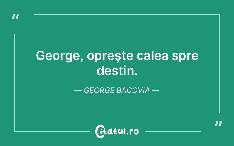 Citat George Bacovia - citate viata