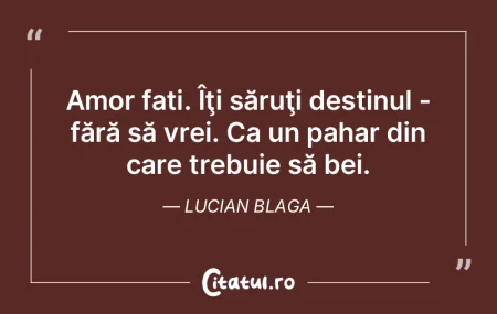 Meditând la destinul unui popor nu o po... Meditând la destinul unui popor nu o po...