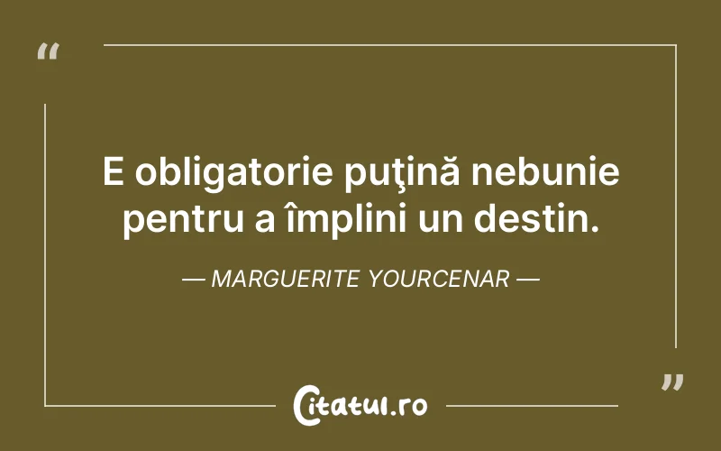 Citat Marguerite Yourcenar - citate viata