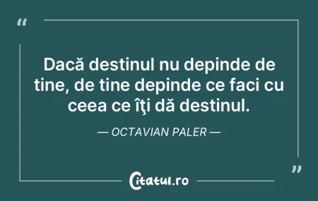 Fii designerul propriului destin. Oscar ... Fii designerul propriului destin. Oscar ...