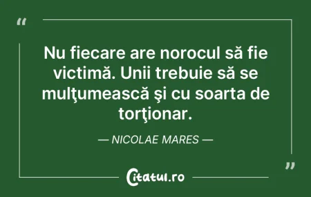 Cu guvernanți repetenți, niciodată nu...