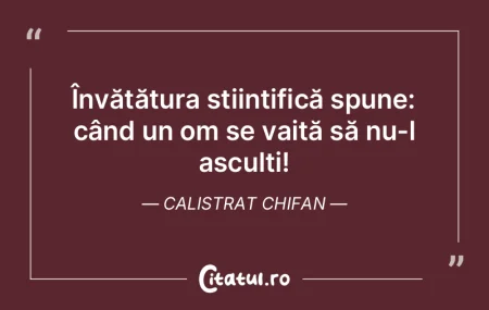 Învăţătura îl face pe om să fie î...