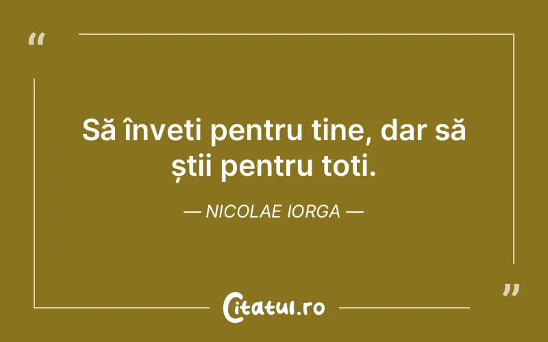 Citat Nicolae Iorga - citate viata
