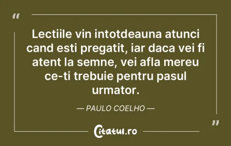 Niciodata nu am ingaduit ca invatatura p...