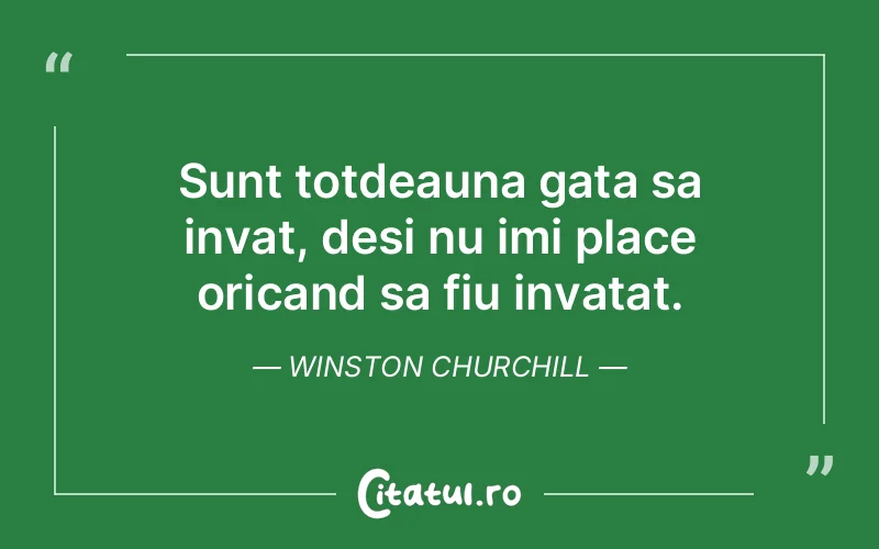 Citat Winston Churchill - citate viata