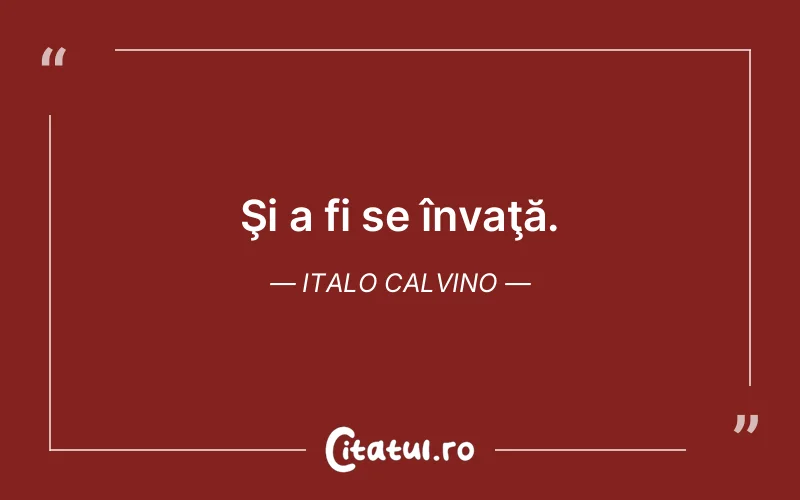 Citat Italo Calvino - citate viata