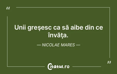 Fii fără grijă. Învăţătura nimeni...