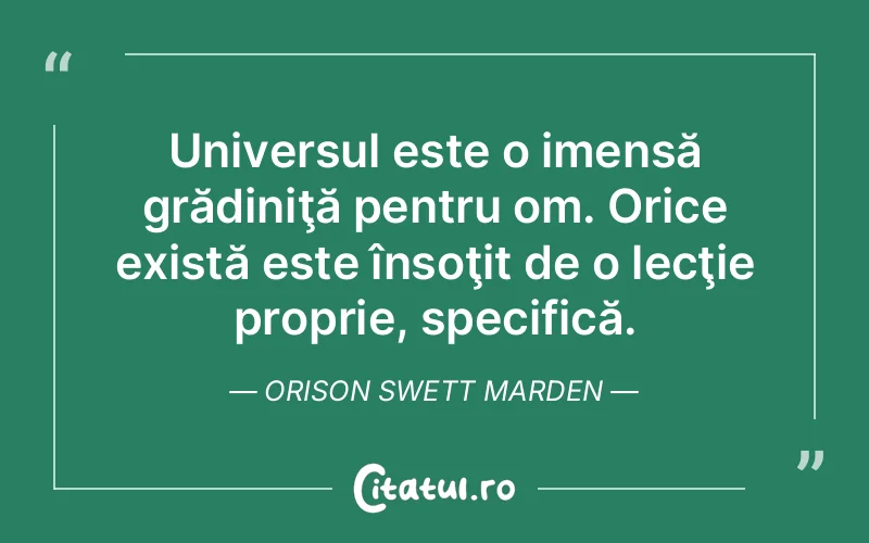 Citat Orison Swett Marden - citate viata