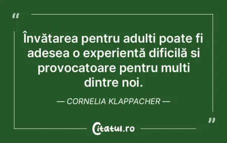 În viață, capacitatea de-a da sens vi...