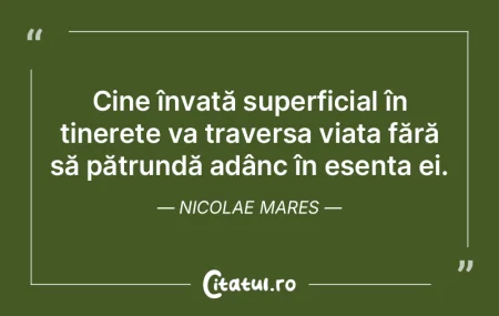 Lecțiile mari - de viață - toată via...