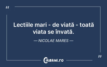 De la lupi poți învăța numai cum po�...