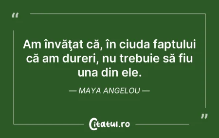 Marile dureri nu dor la început. Sunt m... Marile dureri nu dor la început. Sunt m...