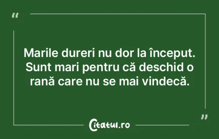 Uneori suntem criticaţi de cei care nu-...