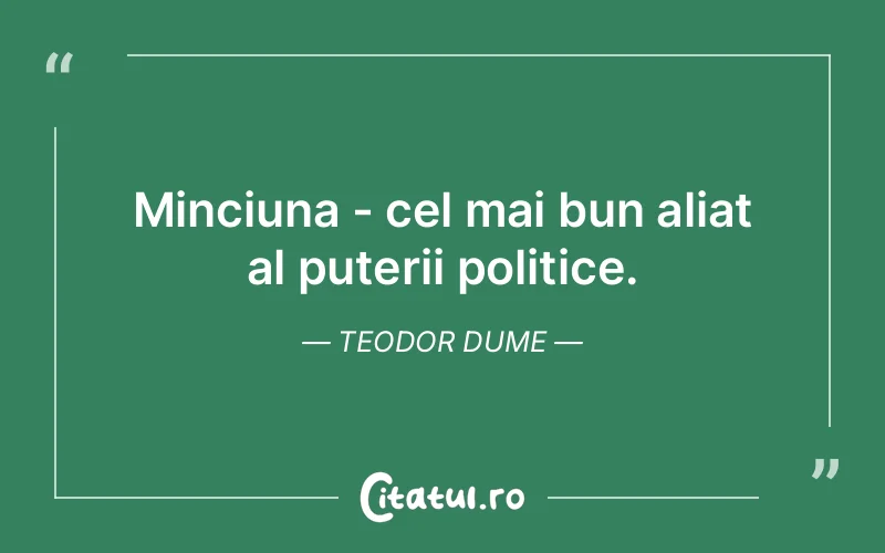 Citat Teodor Dume - citate viata