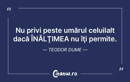 Dând o altă interpretare realităţii ...