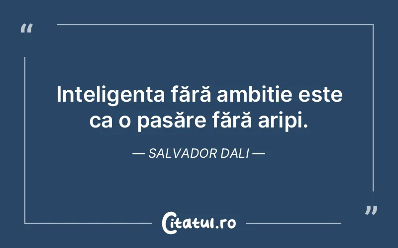 Citat Salvador Dali - citate viata