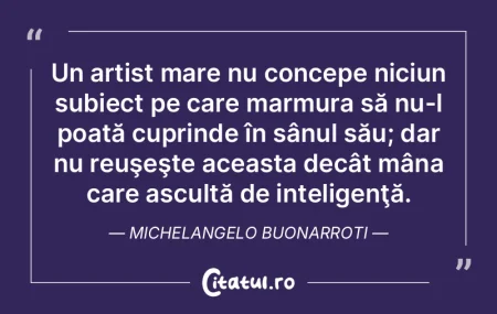 Talentul e o inteligenţă specială, ma...