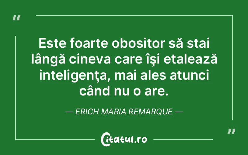 Citat Erich Maria Remarque - citate viata