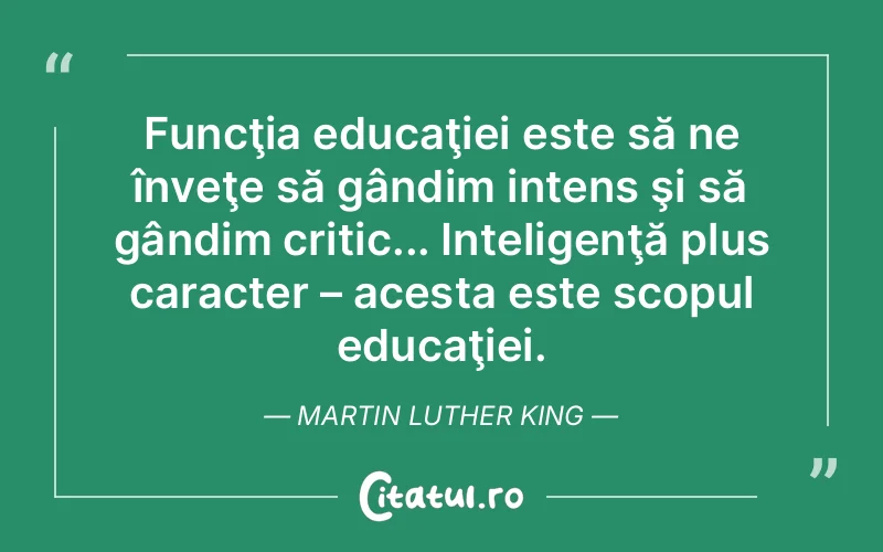 Citat Martin Luther King - citate viata