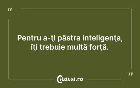 Orgoliul prostului: să nu fie niciodatÄ... Orgoliul prostului: să nu fie niciodatÄ...