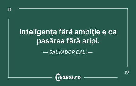 Inteligenţa, în scutece, este invizibi...