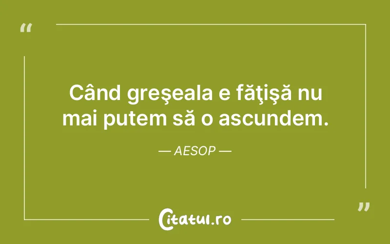 Citat Aesop - citate viata