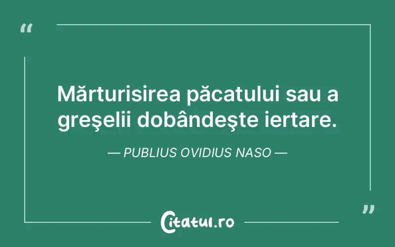 Citat Publius Ovidius Naso - citate viata