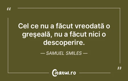 E o greşeală tinerească să nu ştii ...
