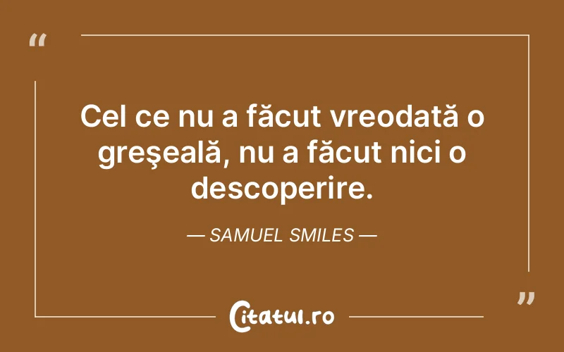Citat Samuel Smiles - citate viata