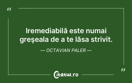 Mulţi s-au învăţat să creadă că, ... Mulţi s-au învăţat să creadă că, ...