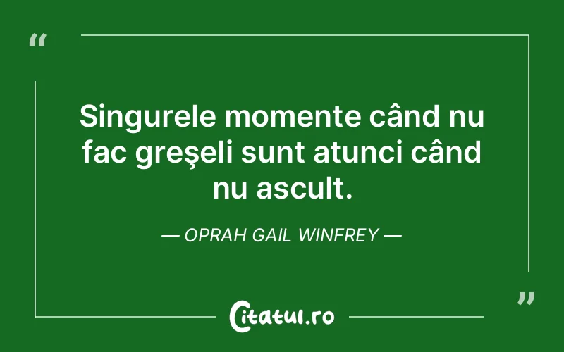 Citat Oprah Gail Winfrey - citate viata
