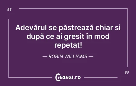 Greşelile sunt preţul pe care îl plă...