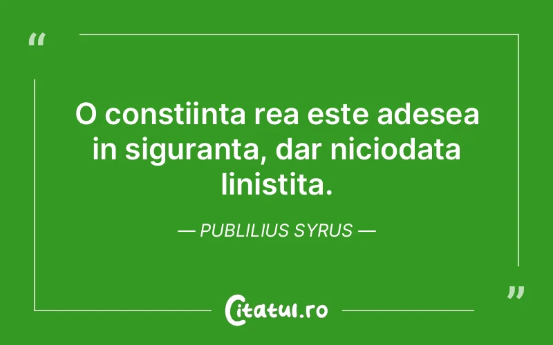 Citat Publilius Syrus - citate viata
